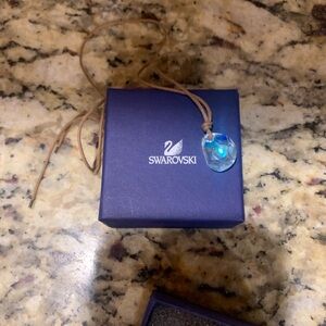 Light Blue Swarovski Crystal Necklace